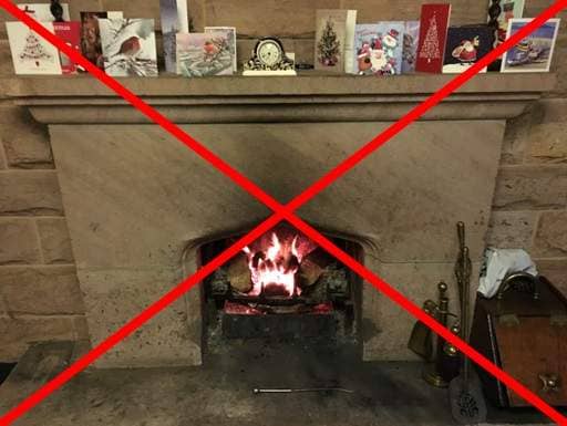 Open fire crossed out