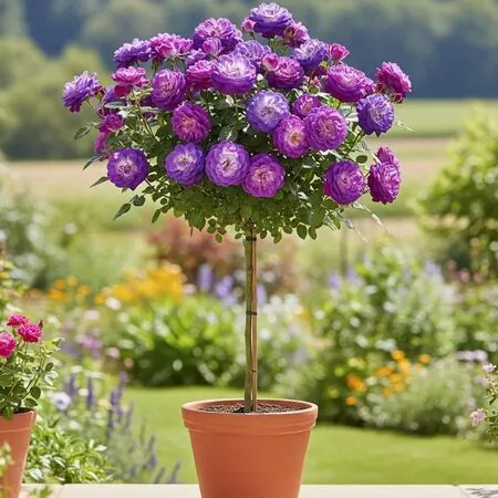Buy Rosa: Blue For You (Standard, 90-120cm stem) online from Jacksons Nurseries