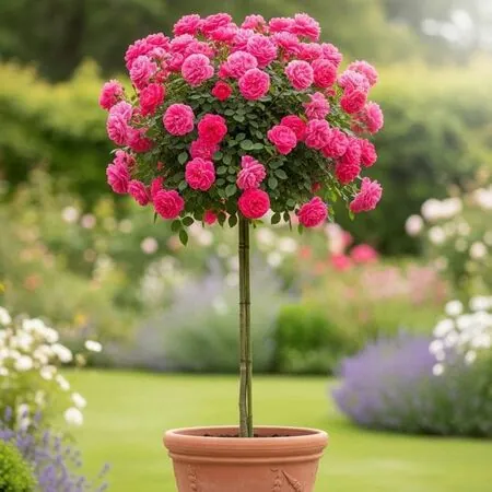 Buy Rose 'Mum in a Million' (Standard, 90-120cm stem) online from Jacksons Nurseries