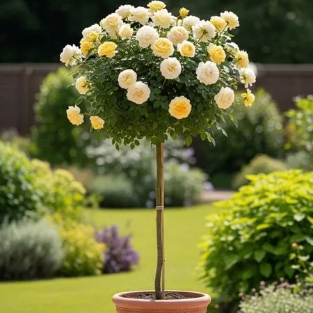 Buy Rose 'Story Teller' (Standard, 90-120cm stem) online from Jacksons Nurseries