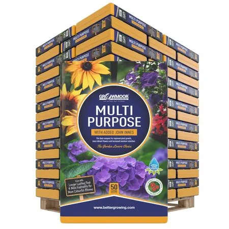 Growmoor Multi Purpose Compost with Added John Innes 50Ltr