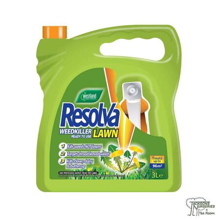 Buy Westland Resolva Lawn Weedkiller Extra online from Jackson's Nurseries.